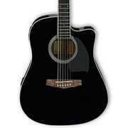Ibanez PF15ECE Acoustic-Electric Guitar (Black)