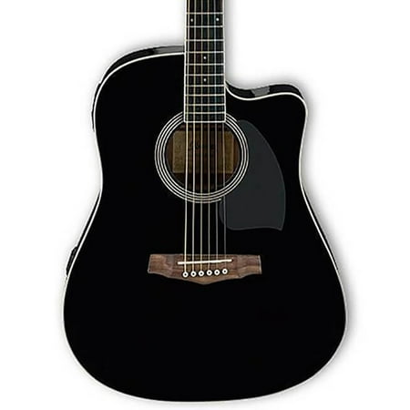 Ibanez PF15ECE Acoustic-Electric Guitar (Black)