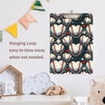 thumbnail image 2 of ALAZA Plastic Clipboard A4 Letter Size Decorative Clipboards for Students Women Men 9" x 12.5" Baseball Heart Shape, 2 of 6