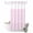 Pink, variant on No Hook Shower Curtain, Black White Stripe Shower Curtains for Bathroom with See Through Top Window, Modern Minimalist Geometric Striped Waterproof & Washable Bath Curtain Extra Long 72"x96"
