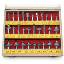 8369 1/2-Inch shank Carbide-tipped Router Bit Set, 30-Piece