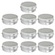 thumbnail image 1 of Bewildely Latas de aluminio plateadas vacías de 30ml, 10 Uds., latas con tapa de rosca, velas redondas, especias, maquillaje, latas con tapa de Almacenamiento y organización del hogar, 1 of 6