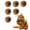 Ball/6pcs, variant on Cat Toy Faux Rabbit Fur Ball,2026 New Soft Rabbit Fur Catnip Balls,Fluffy Catnip Toy for Indoor Cats,Washable & Fun to Chase for Exercise and Bonding