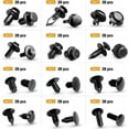 thumbnail image 2 of 240PCS Bumper Retainer Clips Car Plastic Rivets Fasteners Push Retainer Kit Most, 2 of 6