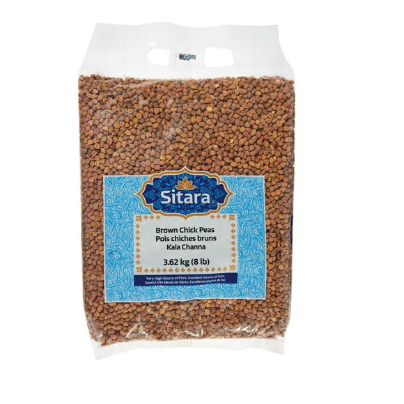 Sitara Brown Chick Peas, 3.62 kg (8 lb)