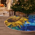thumbnail image 5 of Haiem Whimsical Sunflowers Night Sky Pattern Christmas Tree Skirt Merry Christmas Party Christmas Tree Decoration,New Year Decorations-48", 5 of 6