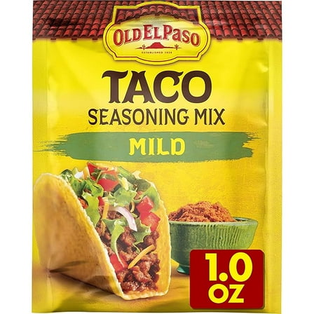 Pack of 2 Old El Paso Taco Seasoning, Mild, 1 oz.
