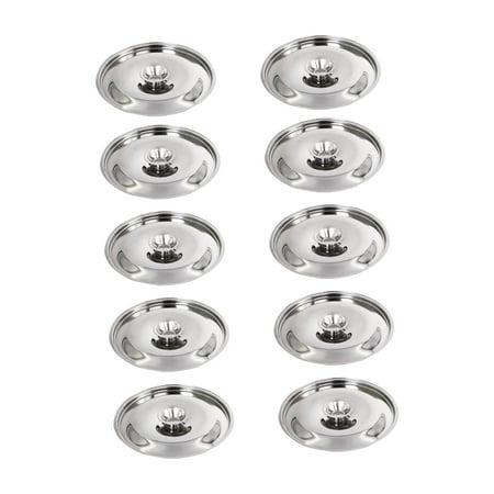 

flameer 10 Pieces Stainless Steel Lids Cookware Lids for Sauce Pan Skillets Pots Pans 16cm