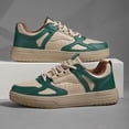 thumbnail image 3 of [Comfy Non-Slip Sneakers] Men's Vintage Colour Block Low Top Skateboard Shoes, Comfy Non Slip Casual Durable Sneakers For Men's Outdoor Activities, 3 of 9