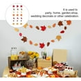thumbnail image 2 of OUNONA 3-Pack Autumn Maple Leaf Garland Banners for Thanksgiving, Fall Party, Home & Seasonal Decorations, 2 of 7