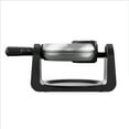 BLACK+DECKER Belgian Flip Waffle Maker, Black/Silver, WM1404S