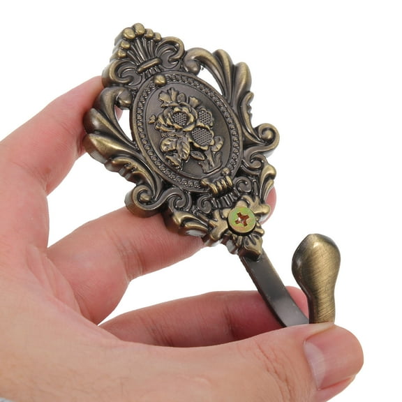 WHAMVOX  2 Pcs Window Holdback Tie Curtain Hooks Motif Vintage Tiebacks Holdbacks