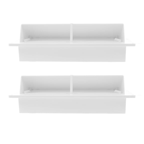 COOPHYA 2-Pack RV Stove Vent Cover in White Plastic for Use and Improved Air Freshness