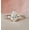 Rose, variant on Modernist 2 Ct Pear Cut Moissanite Diamond Women's Engagement Ring 14K Rose Gold Plated Comfort Fit Bridal Ring Promise Ring