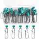 thumbnail image 3 of Conector de pesca Broche giratorio de acero inoxidable Clip de bloqueo rápido Pesca 25 piezas JShteea Para Estrenar, 3 of 5