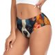 thumbnail image 2 of Fotbe Cute Colorful Flower French Bulldog Calzones Estampados para Mujer – Ropa Interior de Algodón, Cómoda, Suave y Elástica-Large, 2 of 6