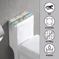 thumbnail image 3 of Renewold Sea Turtle Print Toilet Tank Lid Cover, Bathroom Decorative Dust-proof Toilet Lid Cover with Elastic Edge Fit for Most Toilets Tanks, 3 of 6