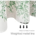 thumbnail image 2 of Mint Green Eucalyptus Shower Curtain Sets, Watercolor Leaves on The Top Plant with Floral Bathroom Decoration 72x72 Inch with Hooks, 2 of 6