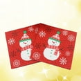 thumbnail image 4 of 20 unids/set servilletas navideñas de muñeco de nieve hermosas servilletas navideñas para fiesta en casa, 4 of 6