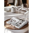 thumbnail image 6 of Sweet Home Cloth Napkins Set of 6 Reusable Dinner Napkins, Western Stars Bird Houses White Wood Plank Cocktail Napkin Washable Table Napkins for Wedding/Holiday Party/Baby Shower 20"x20", 6 of 7