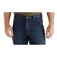 thumbnail image 2 of Carhartt Men's Full Swing Relaxed Fit Dungaree Jeans Dark Blue 40W x 30L, 2 of 7