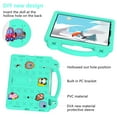 thumbnail image 3 of Allytechgroup iPad Air 13 Inch M2 2024 Kids Case, DIY Figures Lightweight EVA Rubber Handle Stand Shockproof Children Friendly Bumper Case Cover for Apple iPad Air 13" 2024 M2, Mint, 3 of 8