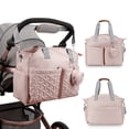 thumbnail image 4 of SPEKSEE Diaper Bag Tote with Pacifier Holder Case for Mom and Dad, Multi-Function Travel Diaper Bag with Adjustable Shoulder Strap and Insulated Pockets, 4 of 7