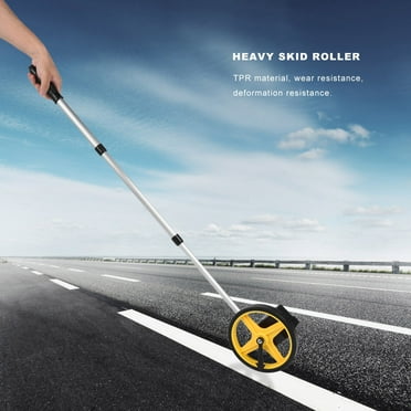 Tebru Distance Measuring Wheel,Portable Measuring Wheel 0~9999.9m Distance Measuring Roller for Multiple Purpose,Distance Wheel