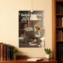 2026 Golden Retriever Dog Calendar - Monthly Planner for Dog Lovers, Cute Canine-Themed Wall Calendar, Durable Tear-Resistant Paper, Home & Office Decor Gift for Pet Enthusiasts, 8.27*11.02in