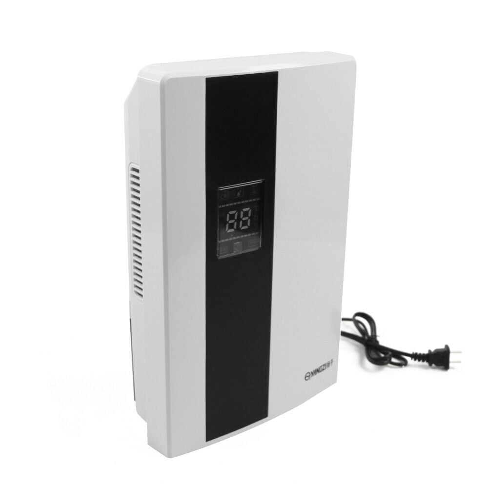 Anqidi 2000ml Intelligent Dehumidifier Auto Control Air Dryer w/Remote+Drain Hose & Water Tank Max 323ft² Rooms