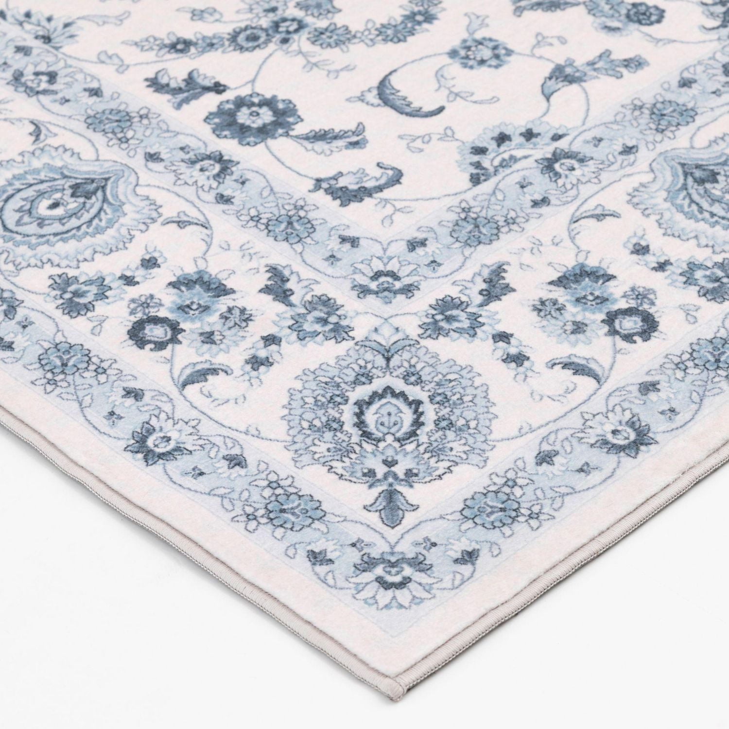 Banburry Ivory and Grey Woven Area Rug