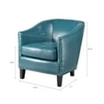 thumbnail image 4 of Madison Park Fremont Barrel Arm Chair Blue See below, 4 of 4