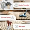 thumbnail image 2 of nuLOOM Jeni SuperiorWash Solid Faux Rabbit Machine Washable Area Rug, 2' x 3', Jeni Beige, 2 of 10