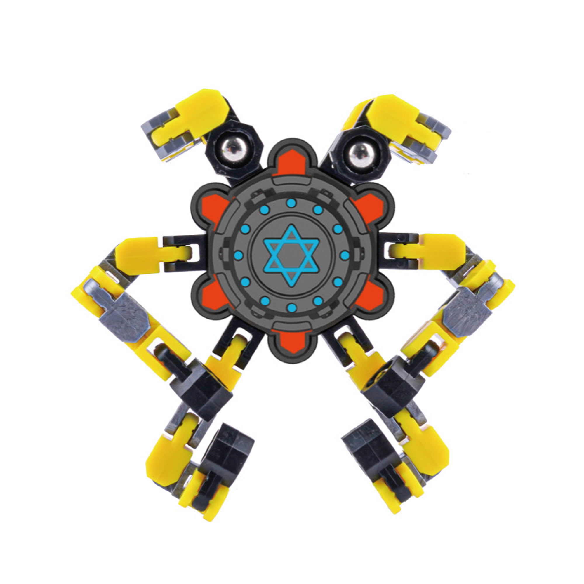 Fingertip Spinning Top Deformable Stress Relief Toy Transformable Mechanical Hot 