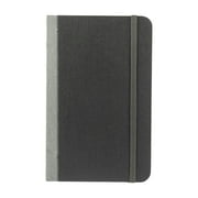 Fabriano Ecoqua Plus Fabric-Bound Notebook, 3.5" x 5.5", Lined, Gray