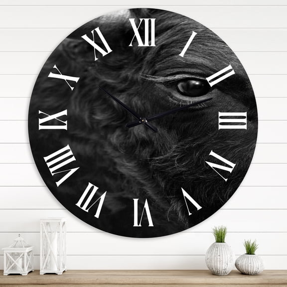 Designart 1 in Farmhouse Wall Clock