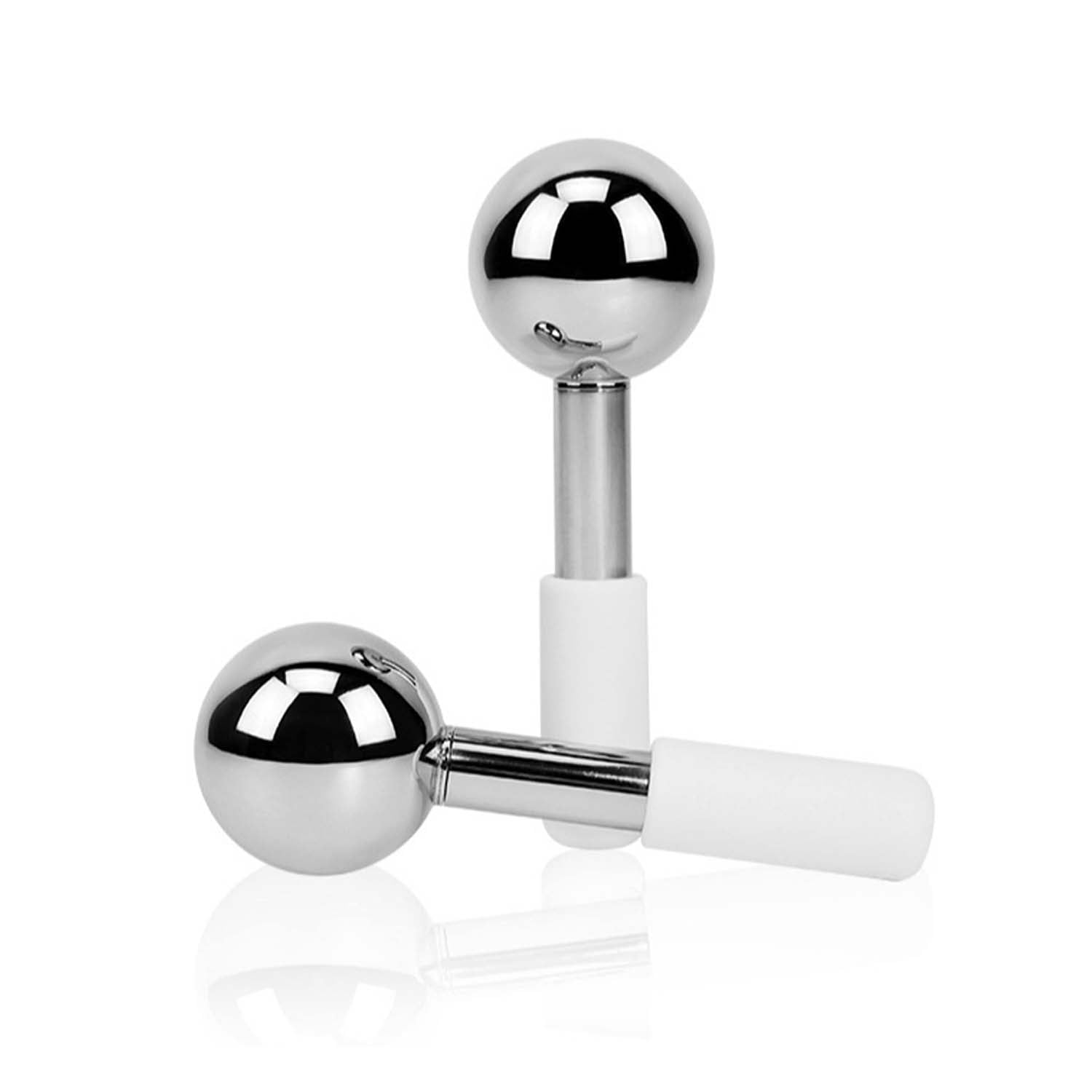 Appearus Stainless Steel Cooling Ice Globes Facial Massager Set, 2 Count (FR05x2)