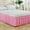 Pink 1P8, variant on Bed Skirt Wrap Around Elastic Ruffles With Elastic Belt, Xinsrenus Under $5! Bed Skirt Wrap Around Elastic