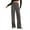 Khaki, variant on Women's Sports Pants - Long Elastic Comfortable Workout Trousers with Pockets - Casual Athletic Wear for Gym or Daily Use