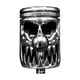 thumbnail image 1 of Selector de perilla manual automático, cubierta de perilla de cambio de metal calavera, perilla de palanca de automóvil de acero inoxidable moldeado, 1 of 4
