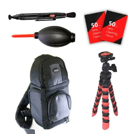 Image of Tripod Backpack and More for Memory Cards For Sony Alpha A6000 A6500 A5000 A7R II A7S II and All Sony Cameras