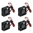 thumbnail image 3 of 4pcs 2pin Mini DC Cooler Fan with Low Noise, 24DBA Operating for 3D Printer Extruder Hot End V6 V5 CPU, 3 of 7