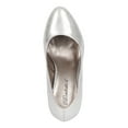 thumbnail image 4 of Breckelles EA41 Women Metallic Fabric Almond Toe Classic Stiletto Pump, 4 of 5