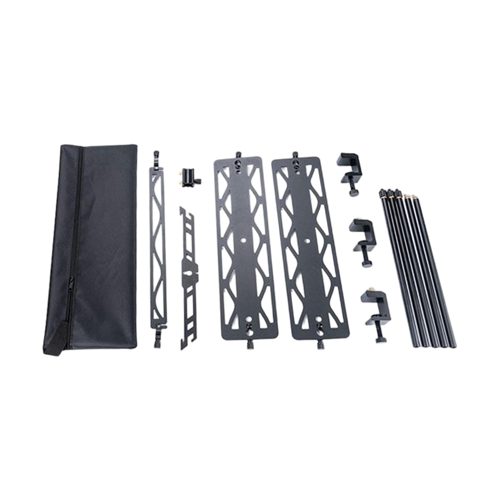 Support De Lanterne De Camping Avec Pince De Table Et Crochet - Aluminium 26cm - Neuf