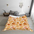 thumbnail image 7 of Salouo Various Bread Print Throw Blanket Gifts for Women Men Soft Flannel Blanket for Home Living Room Decor Bedroom Blanket Gifts for Mom Dad -50"x40", 7 of 7