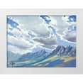 thumbnail image 1 of Hawkins, William 24x19 White Modern Wood Framed Museum Art Print Titled - La Brecha, 1 of 4