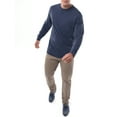 thumbnail image 6 of Lee Men's French Terry Long Sleeve T-shirt, Up to 5XL, 6 of 6