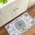 thumbnail image 2 of Anti Fatigue Mats for Kitchen Floor 18 x 30, Gray Boho Kitchen Rugs Non Slip, Farmhouse Memory Foam Kitchen Rugs and Mats Washable, Vintage Small Area Rugs, Boho Floarl Print Entryway Rug, 2 of 5