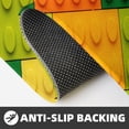 thumbnail image 4 of Bingfone 2 Pcs Kitchen Rugs and Mats,Cushioned Anti-Fatigue Floor Mat,PVC Non-Slip Kitchen Rug Set for Kitchen,Laundry Room,Sink 17"x47"+17"x29" - Colorful Building Blocks, 4 of 6