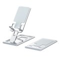thumbnail image 1 of Bastidores de teléfono de escritorio de aleación de aluminio Soportes de tableta de elevación plegables Herramientas (Plata) Hugtrwg Nuevos Originales, 1 of 7